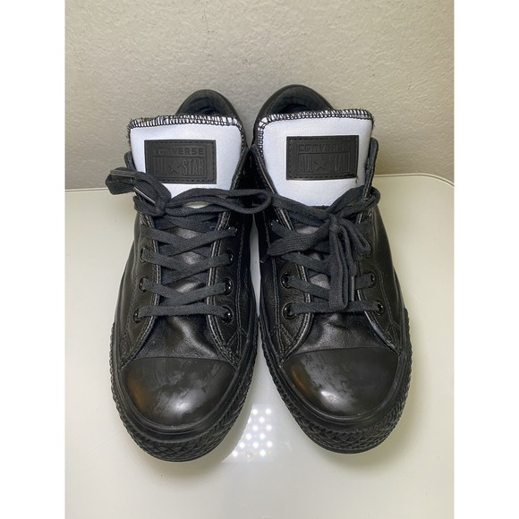 Chuck Taylor All Star Madison Reflective Converse Shoes9.5 Leather Black 553424C - Picture 6 of 16